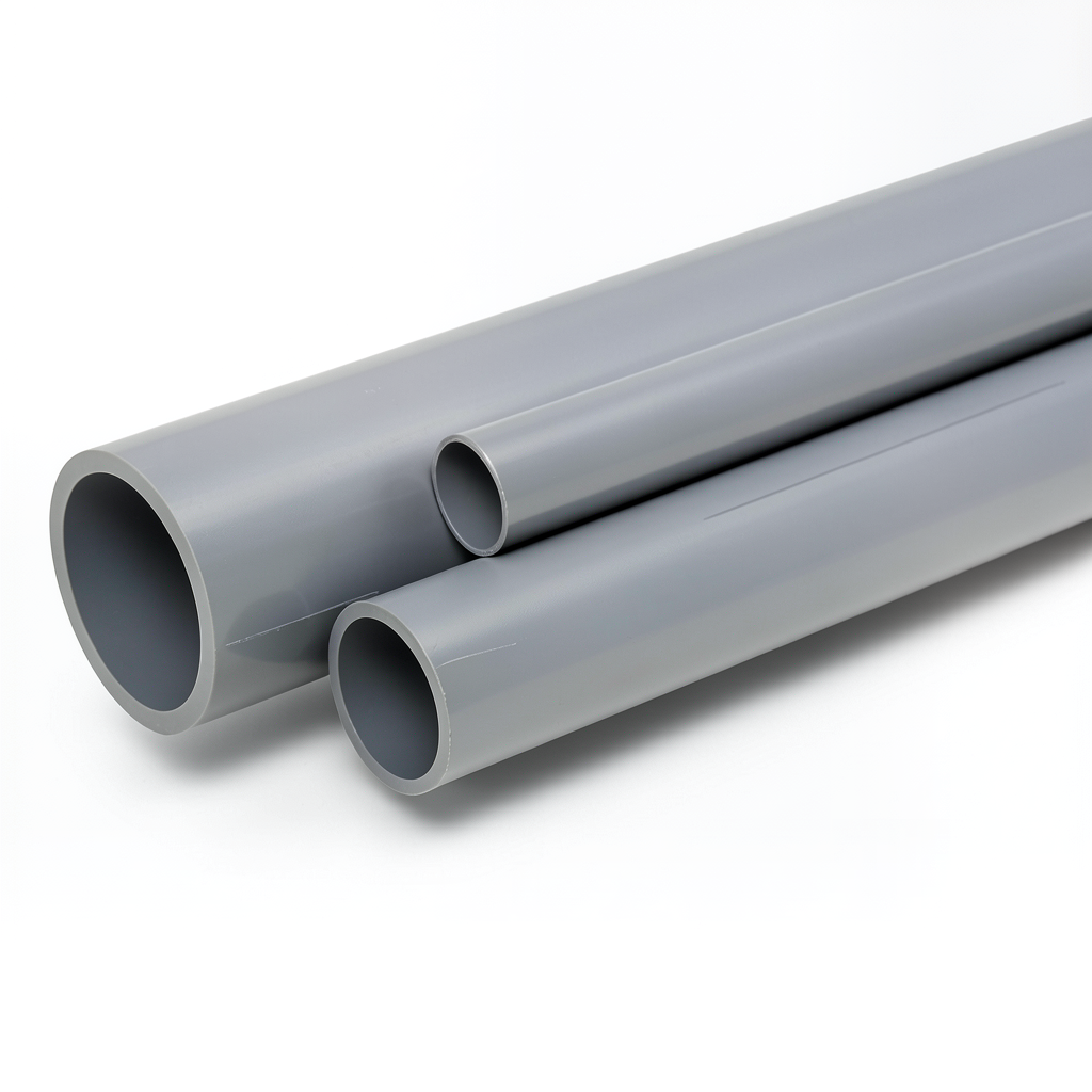UPVC Pipes Pressure 16 Bar Outside Diameter 400 mm Thickness 29.7 mm Gray