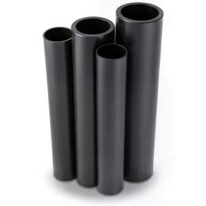 أنابيب HDPE PE 63 ضغط 4 بار قطر خارجي 710 مم سمك 27.2 مم لون أسود