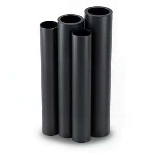 مواسير HDPE لبولي ايثيلين PE 63 ضغط 4 بار قطر خارجي 800 مم سمك 30.6 مم لون أسود