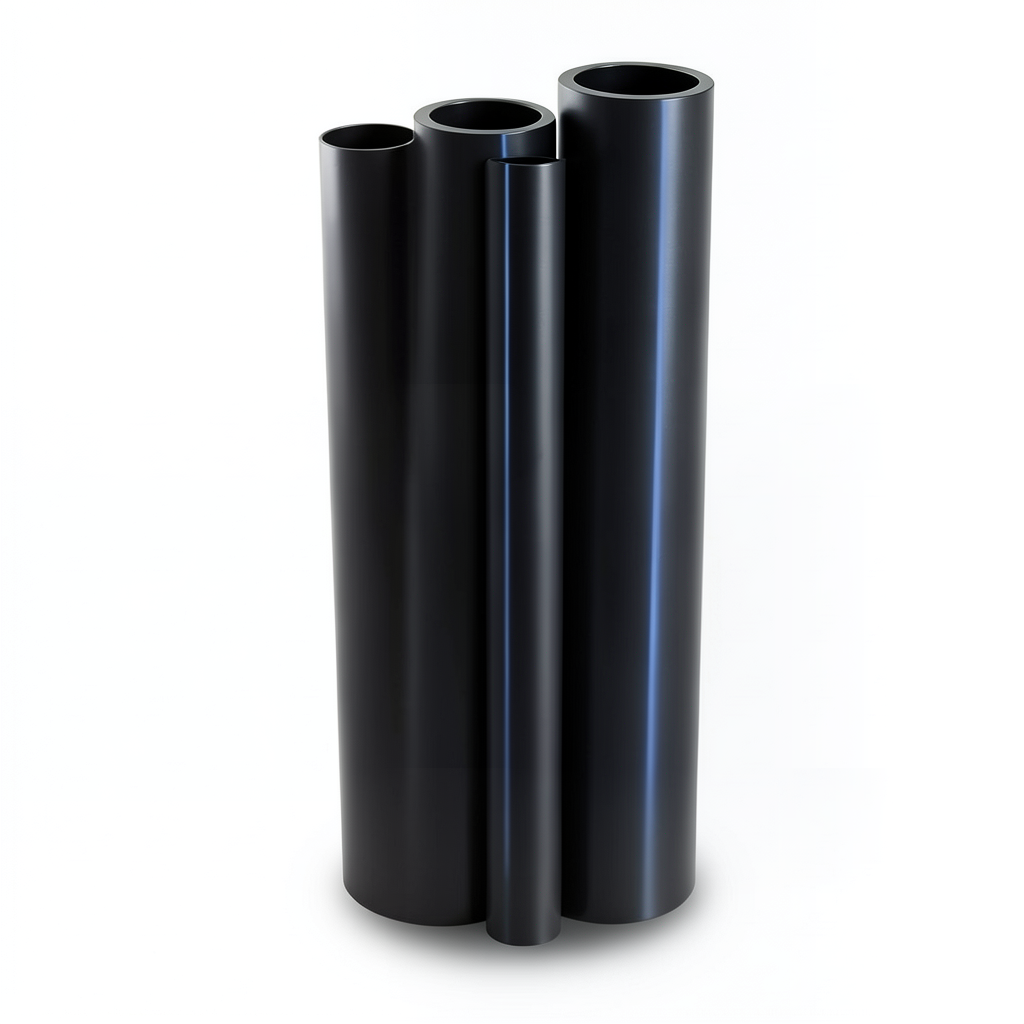 أنابيب HDPE الراجحي PE 63 ضغط 4 بار قطر 900 مم سمك 34.4 مم أسود