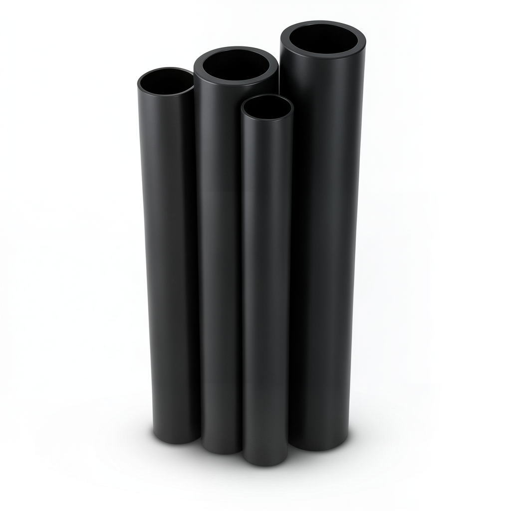 Al-Rajhi HDPE Pipes PE 63 Pressure 4 Bar OD 1400 mm Thickness 53.5 mm Black