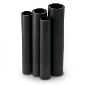 أنابيب HDPE PE 63 ضغط 4 بار قطر خارجي 1600 مم سمك 61.2 مم لون أسود