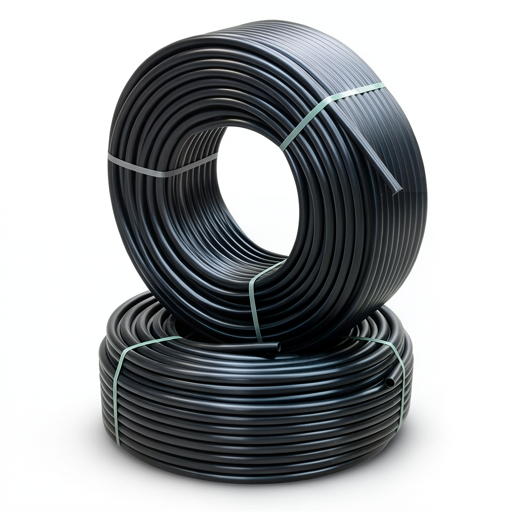 أنابيب HDPE الراجحي PE 80 ضغط 8 بار قطر خارجي 32 مم سمك 2 مم لون أسود