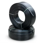 Al-Rajhi HDPE Pipes PE 80 Pressure 8 Bar Outer Diameter 32 mm Thickness 2 mm Black