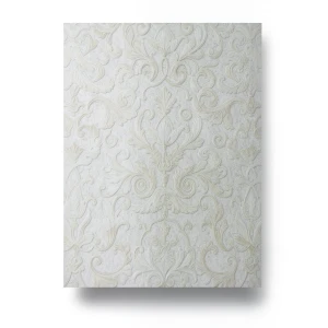 Italian Wallpaper 10m×1.06m Light Gray, Model 85001