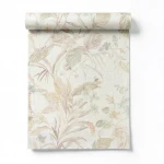 Wooded Wall Covering, light beige Color, Length 10m, Width 1.06m, Model Z21833 