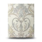 Classic Italian Wallpaper 10m×1.06m Beige with Gray, Model 82127