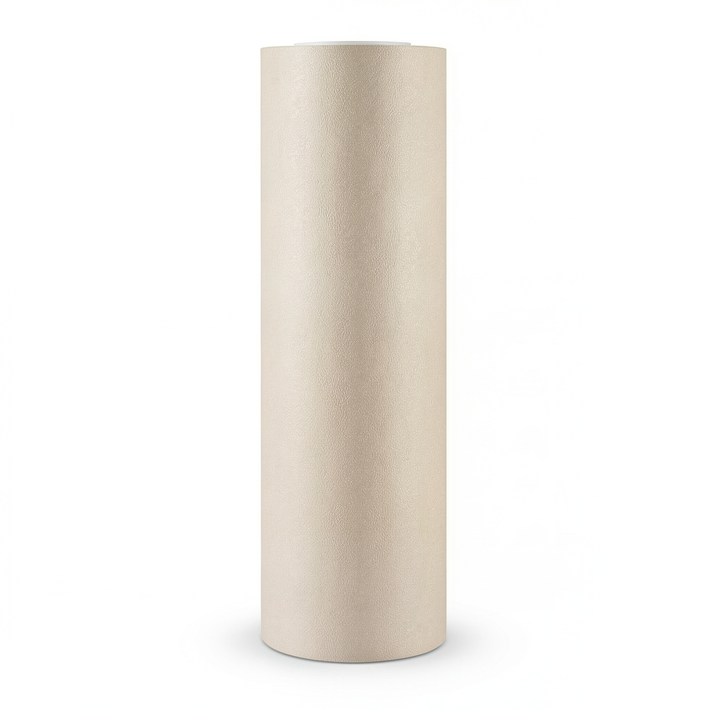 Italian Wall Covering Beige Color, 10m Length, 0.73m Width, Model 26031