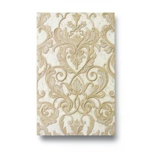 Italian Wall Covering Beige Color, 10m Length, 1.06m Width, Model 85007
