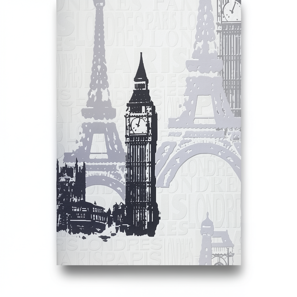 Youth and Children Wallpaper 10m x 0.53m Gray Color, Model 734805