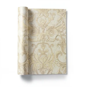 Italian Wallpaper Beige Color, 10m Length, 1.06m Width, Model 85010