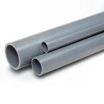 مواسير UPVC ضغط 4 بار قطر خارجي 250 مم سمك 4.9 مم لون رمادي