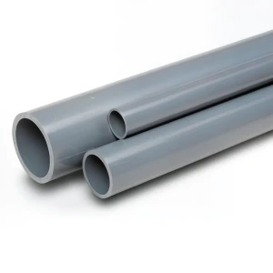 UPVC Pipes Pressure 4 Bar Outside Diameter 250 mm Thickness 4.9 mm Gray