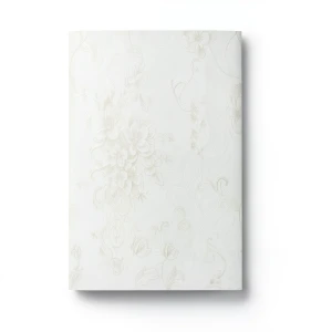 Patterned Wallpaper 10m x 1.06m Off White Color, Model 84010