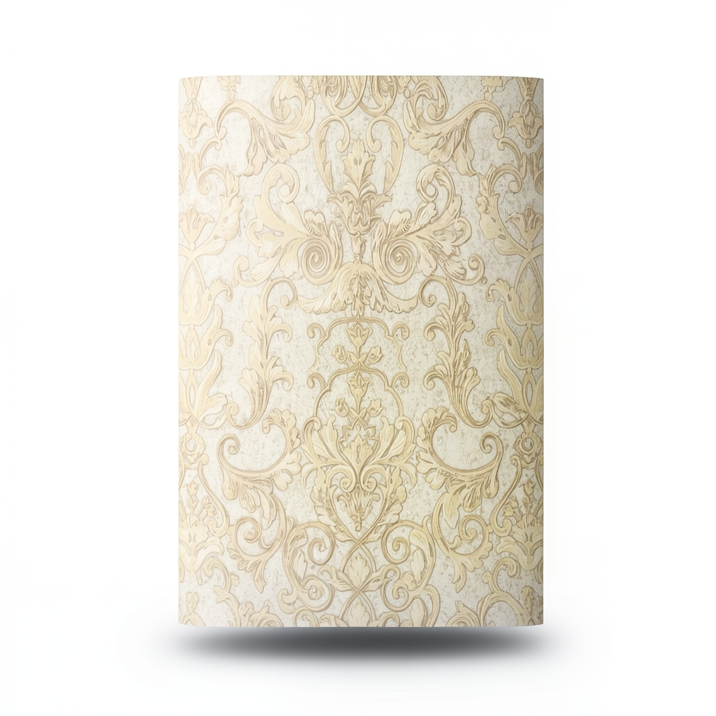 Italian Wallpaper Beige Color, 10m Length, 1.06m Width, Model 85010