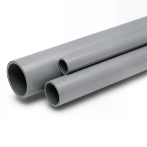 UPVC Pipes Pressure 4 Bar Outside Diameter 250 mm Thickness 4.9 mm Gray