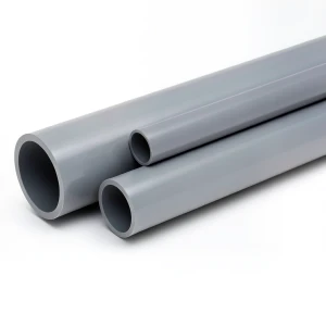 UPVC Pipes Pressure 16 Bar Diameter 90 mm Thickness 6.7 mm Gray