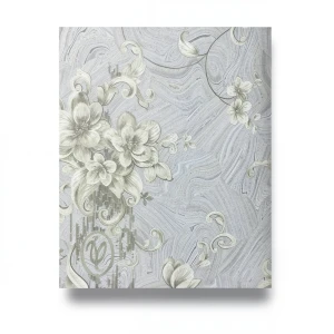 Patterned Wall Covering 10m x 1.06m Gray Color, Model 84011