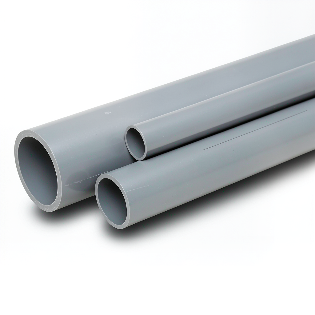 UPVC Pipes Nominal Pressure 16 Bar Outside Diameter 140 mm Thickness 10.4 mm Gray