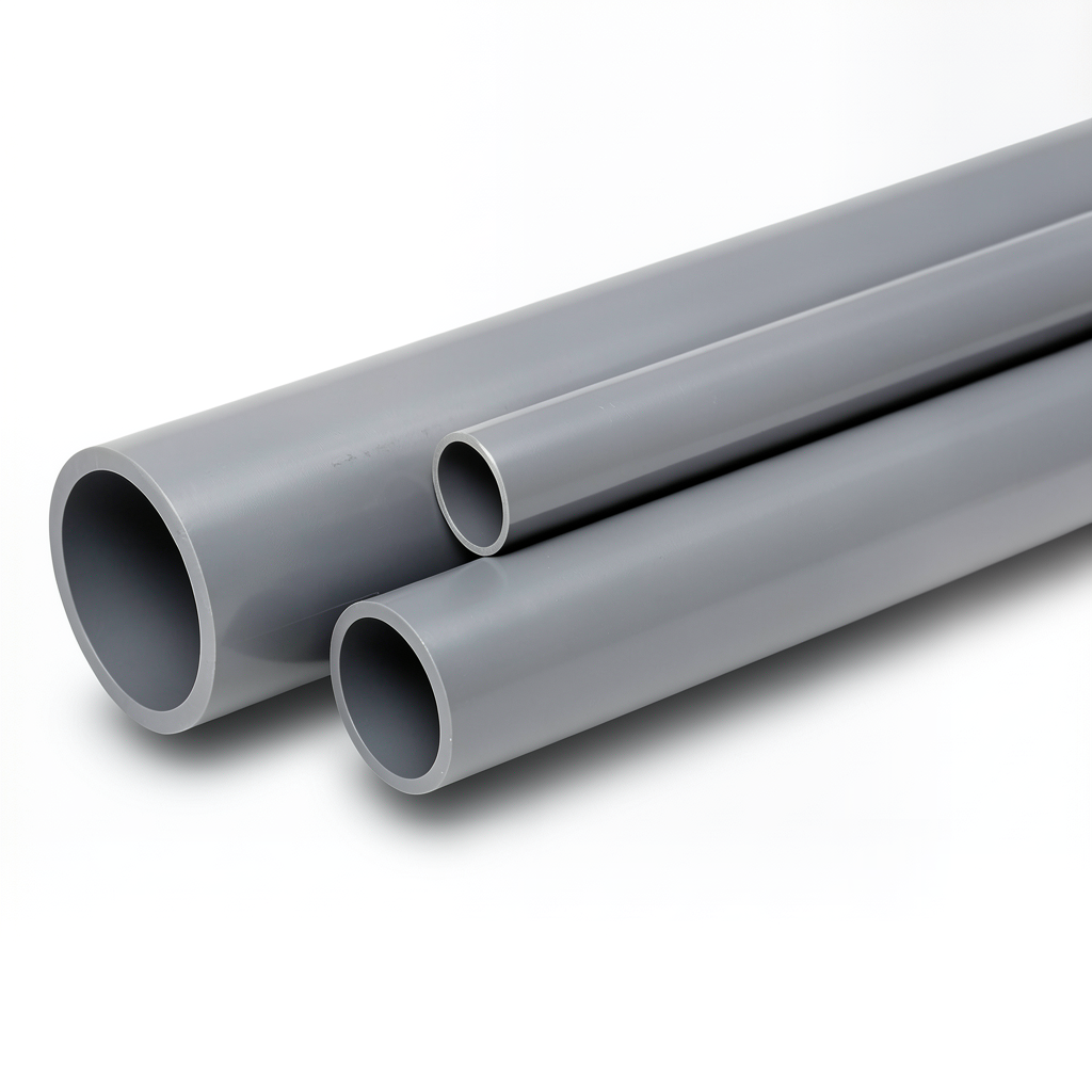 UPVC Pipes Pressure 16 Bar OD 160 mm Thickness 11.9 mm Gray