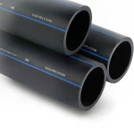 SPS HDPE Pipe PE 100 Pressure 6 Bar Outside Diameter 50 mm Thickness 2 mm Black Color
