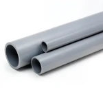 مواسير UPVC ضغط 4 بار قطر خارجي 400 مم سمك 7.9 مم لون رمادي