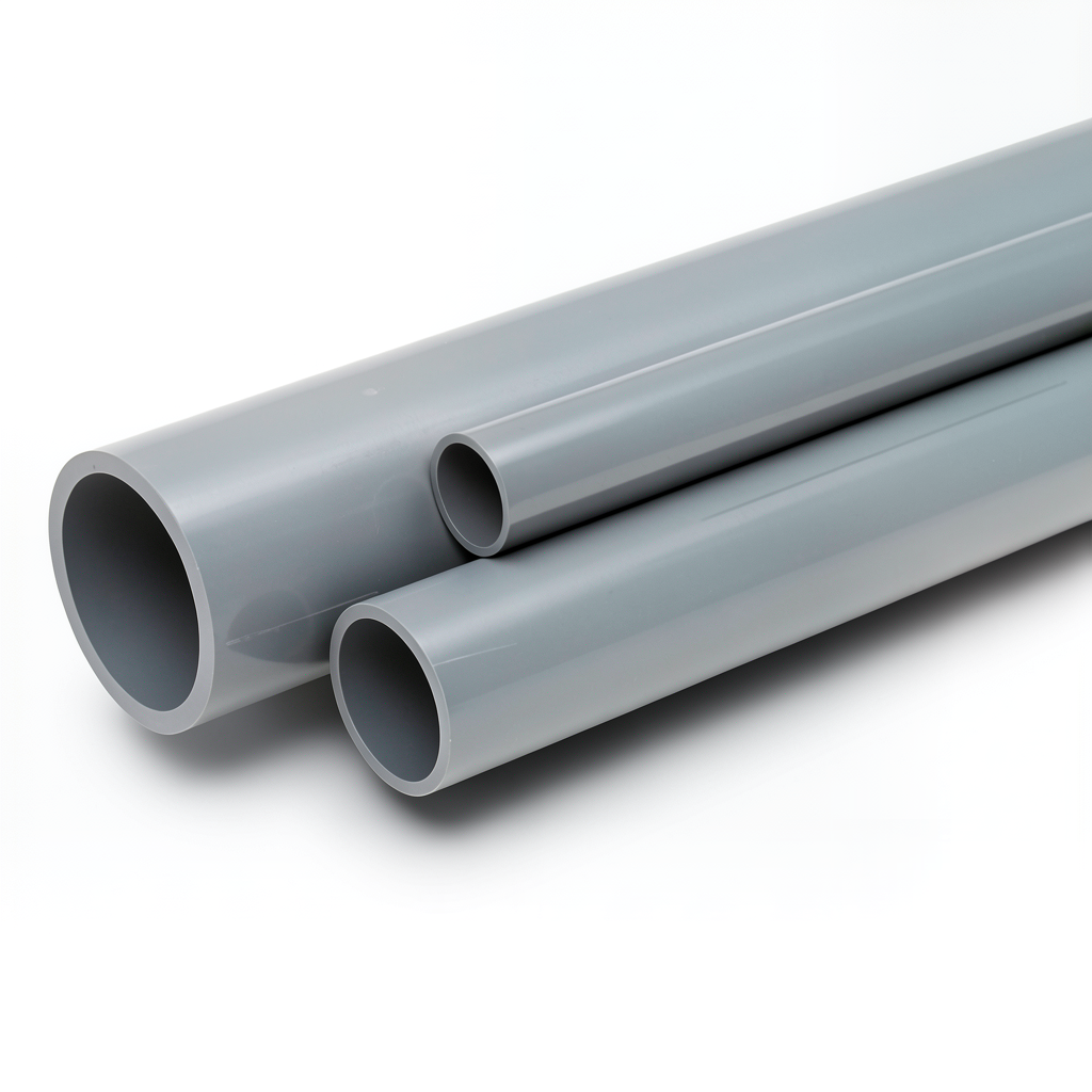 UPVC Pipes Nominal Pressure 4 Bar Outside Diameter 400 mm Thickness 7.9 mm Gray