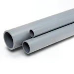 مواسير UPVC ضغط 6 بار قطر خارجي 250 مم سمك 7.3 مم لون رمادي