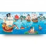 Germany Youth and children Wall Decoration, Size 10m×0.53m, blue Color, Model 289800 