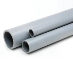 UPVC Pipes Pressure 16 Bar Outside Diameter 250 mm Thickness 18.6 mm Gray