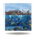 Youth and children Wallpaper, blue Color, Length 10m, Width 0.53m, Model 290004 