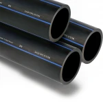 SPS HDPE Pipes HDPE Pipes PE 100 Pressure 16 Bar Outside Diameter 50 mm Thickness 4.6. mm Color Black