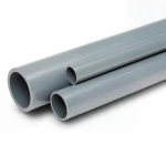 مواسير UPVC ضغط 6 بار قطر خارجي 355 مم سمك 10.4 مم لون رمادي
