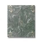 Patterned Wall Covering 10m x 1.06m Gray on Green, Model 84028