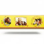 Youth and children Wall Covering, yellow Color, Length 10m, Width 0.53m, Model 290806 