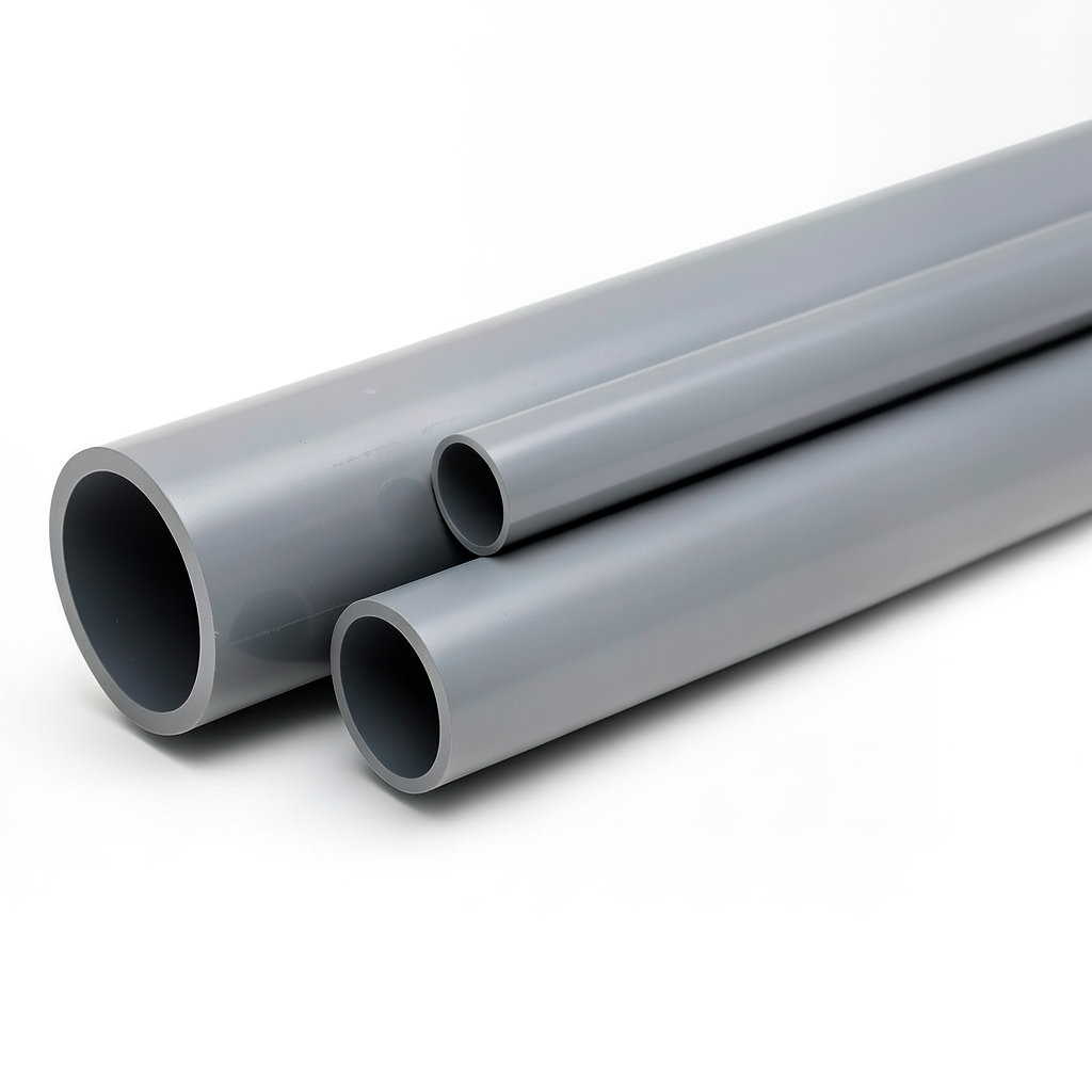 UPVC Pipes Pressure 16 Bar Outside Diameter 400 mm Thickness 29.7 mm Gray