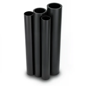 أنابيب HDPE PE 63 ضغط 4 بار قطر خارجي 710 مم سمك 27.2 مم لون أسود