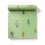 Germany Youth and children Wall Decoration, Size 10m×0.53m, green Color, Model 295801 