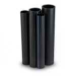 Al-Rajhi HDPE Pipe PE 63 Schedule 4 Bar 800 mm OD 30.6 mm Thickness Black
