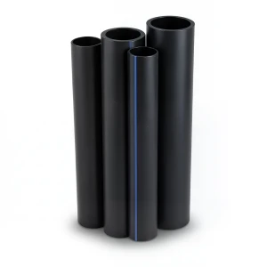 Al-Rajhi HDPE Pipe PE 63 Schedule 4 Bar 800 mm OD 30.6 mm Thickness Black
