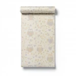 German wallpaper for youth and children, size 10 m x 0.53 m, beige color, model 459111  