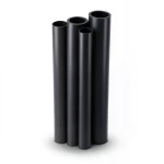 أنابيب HDPE PE 63 ضغط 4 بار قطر خارجي 1000 مم سمك 38.2 مم لون أسود