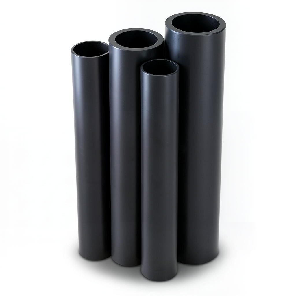أنابيب HDPE الراجحي PE 63 ضغط 4 بار قطر خارجي 1400 مم سمك 53.5 مم لون أسود