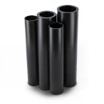 HDPE Pipes PE 63 Pressure 4 Bar Outside Diameter 1600 mm Thickness 61.2 mm Black