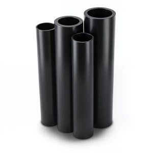 أنابيب HDPE PE 63 ضغط 4 بار قطر خارجي 1600 مم سمك 61.2 مم لون أسود