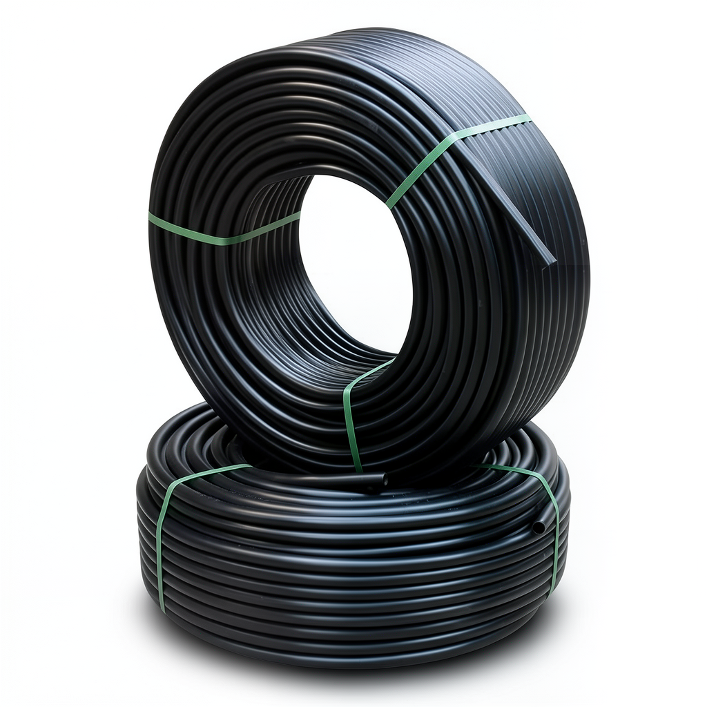 أنابيب HDPE PE 100 ضغط 12.5 بار قطر 40 مم سمك 3 مم لون أسود