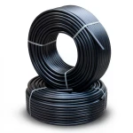 أنابيب HDPE الراجحي PE 80 ضغط 10 بار قطر خارجي 50 مم سمك 3.7 مم لون أسود