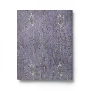 Italian Patterned Wall Decoration 10m×1.06m Gray with Purple, Model 84022