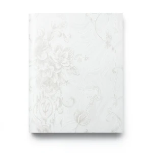 Patterned Wallpaper 10m x 1.06m Off White, Model 84007
