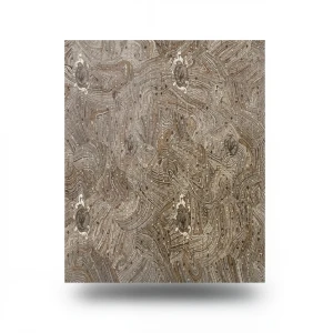 Patterned Wall Covering 10m x 1.06m Brown Color, Model 84021